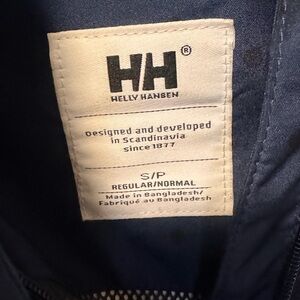 Helly Hansen Navy Blue Jacket size SM